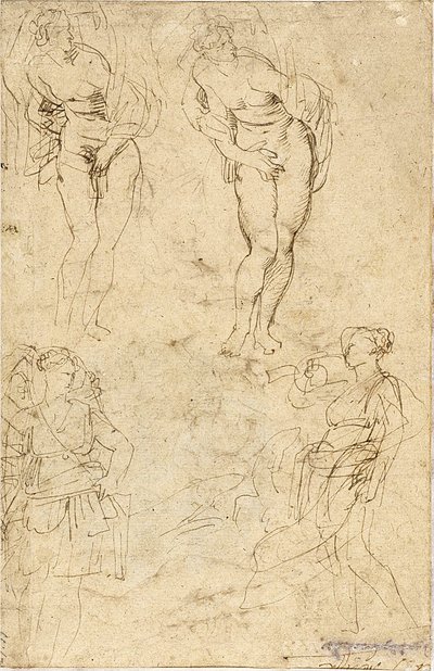 Sketches of the Daughters of Cecrops by Peter Paul Rubens